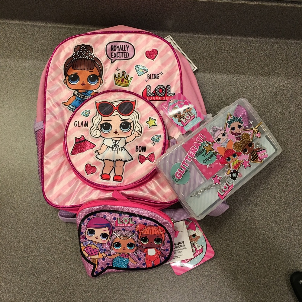 lol surprise dolls backpack bundle